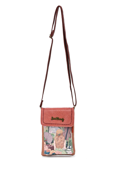 Wholesaler SWEET & CANDY - C-246-23B Sweet & Candy synthetic phone-size crossbody pouch