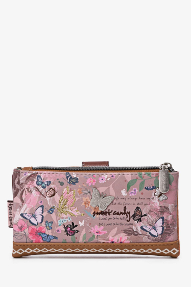 Grossiste SWEET & CANDY - HD-11-24A Portefeuille porte-monnaie synthétique Sweet & Candy Butterfly