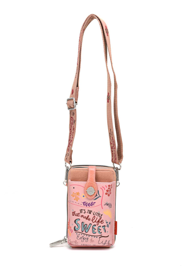 Wholesaler SWEET & CANDY - SC-060 Sweet & Candy synthetic phone-size crossbody pouch