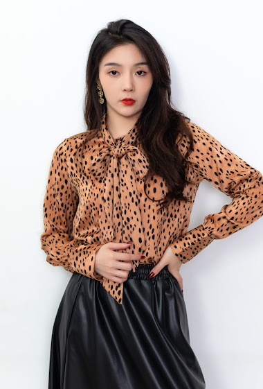 Mayorista Sweet Miss - Camisa de leopardo