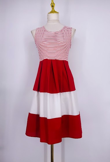 Wholesaler Sweet Miss - Cotton dress with belt
