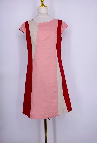 Wholesaler Sweet Miss - Linen and cotton dress