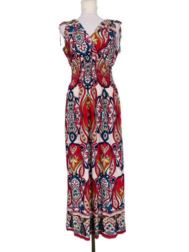 Wholesaler Sweet Miss - Wrap-over printed dress