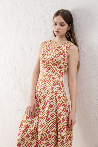 Wholesaler Sweet Miss - Floral print wrap dress
