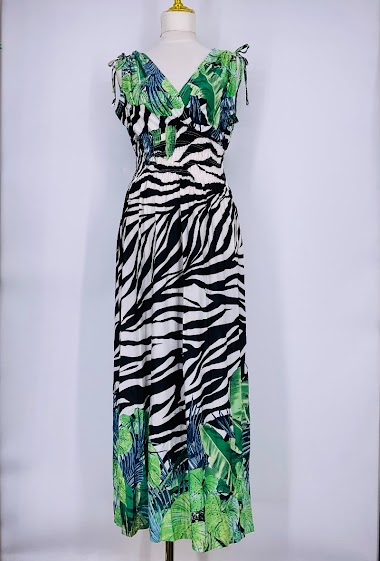 Großhändler Sweet Miss - Kleid mit Zebra-Print