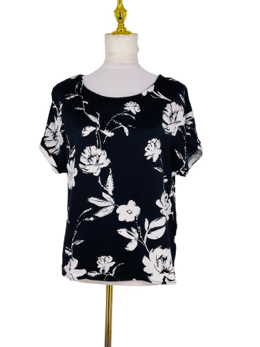 Großhändler Sweet Miss - T-Shirt mit Blumendruck