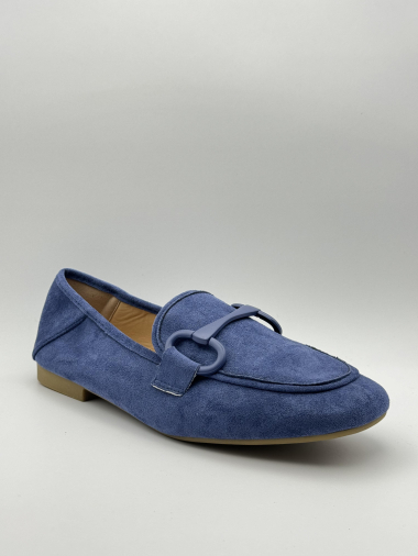 Wholesaler Sweet Shoes - Elegant velvet texture moccasins