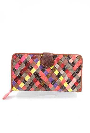 Wholesalers SyStyle - Multicolour leather wallet