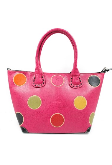 Wholesaler SyStyle - Cabas handbag trimmed with colorful decoration