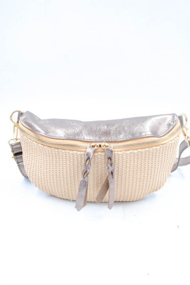 Wholesaler SyStyle - STRAW/LEATHER BELT BAG