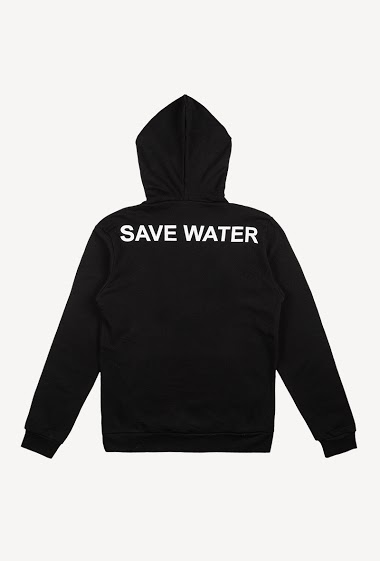 Grossistes Systandard - SWEAT À CAPUCHE SAVE WATER SYSTANDARD
