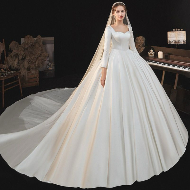 Wholesaler T.L. MARIAGE - Satin wedding dress