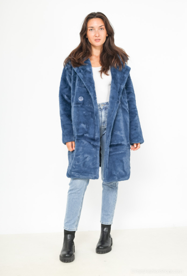 Wholesaler Tandem - Oversized faux fur coat
