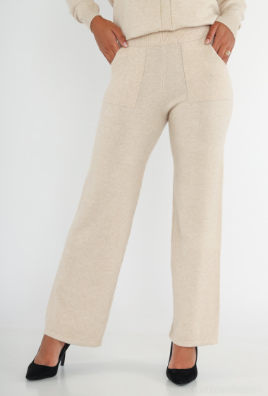 Grossiste Tandem - Pantalon large en maille