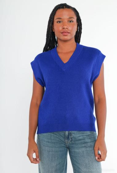 Wholesaler Tandem - Ribbed sleeveless sweater