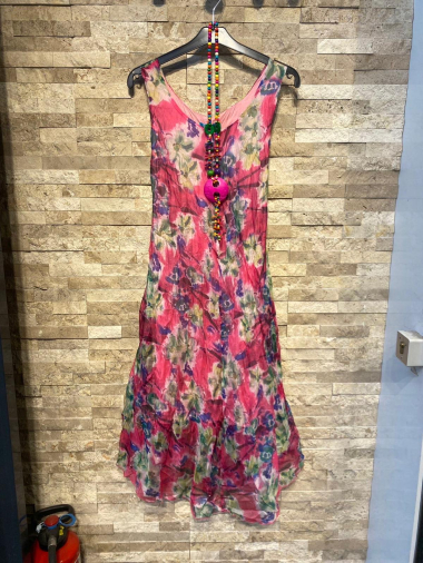 Wholesaler Tandem - Long printed lining dress