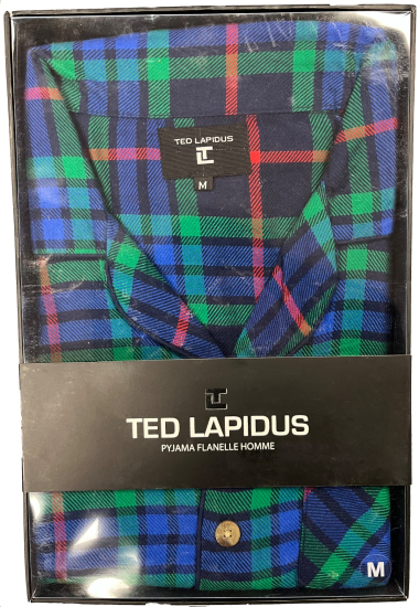 Großhändler Ted Lapidus - FLANELL-PYJAMAS IN BOX TED LAPIDUS