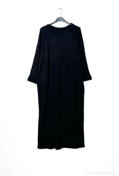 Grossiste Tendance - ABAYA COL ROND MANCHE LARGE