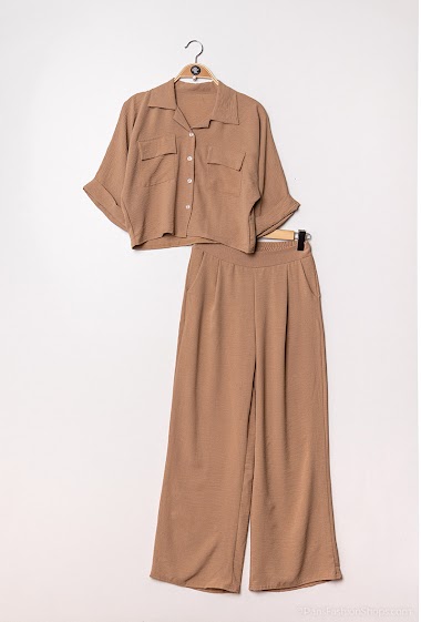 Wholesaler Tendance - Flowy shirt and pants set