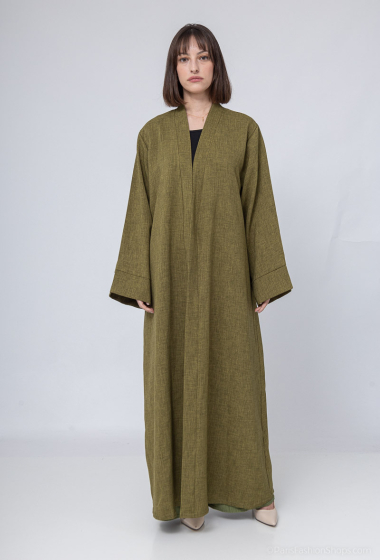 Grossiste Tendance - gilet long manche large kimono