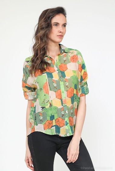 Wholesaler RAVIBELLE - Printed shirt | RAVI-A1023-1