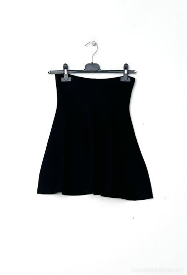 Wholesaler RAVIBELLE - Short knit trapeze skirt