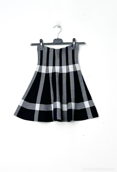 Wholesaler RAVIBELLE - Short knit trapeze skirt