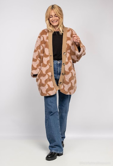 Wholesaler RAVIBELLE - Large thick teddy coat
