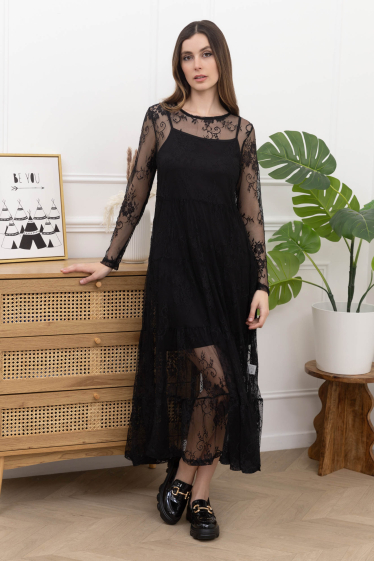 Wholesaler RAVIBELLE - Long lace dress