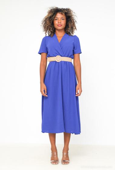 Wholesaler Tendance - wrap dress with short sleeves