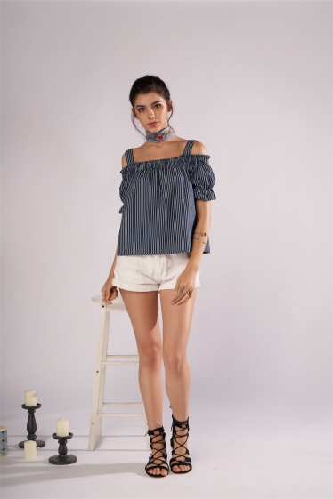 Wholesaler TINA - Navy blouse