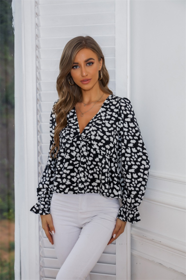 Wholesaler TINA - Black blouse