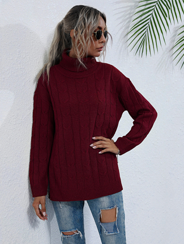 Wholesaler TINA - Burgundy sweater