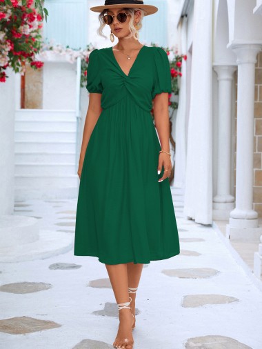 Wholesaler TINA - Green midi dress