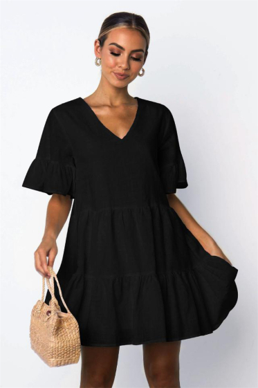 Wholesaler PRETTY SUMMER - Black dress