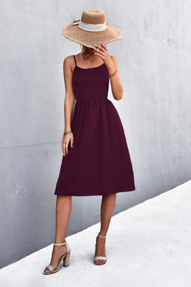 Wholesaler TINA - Burgundy Dresses