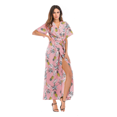 Grossiste TINA - Robes Rose style bohème chic