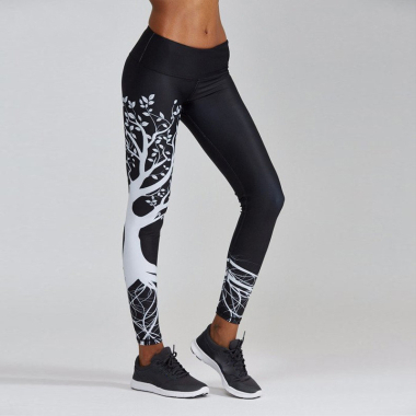 Wholesaler TINA - Sport Leggings Black and white New Model