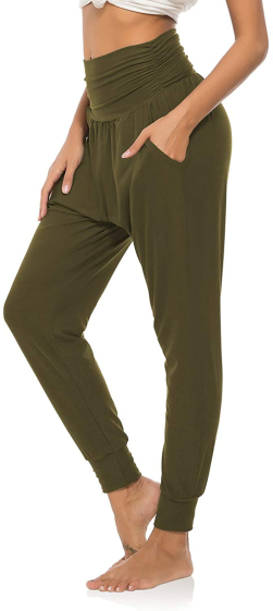 Wholesaler TINA - Sport High waist casual pants Khaki New Model