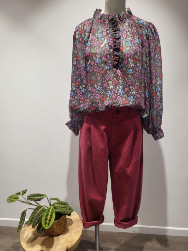 Großhändler COLOR BLOCK - Bluse mit Blumenmuster
