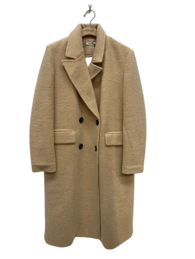 Wholesaler COLOR BLOCK - Long straight coat