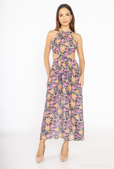 Wholesaler COLOR BLOCK - Sleeveless floral dress