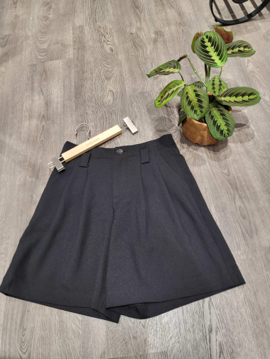 Wholesaler COLOR BLOCK - Women's classic plain shorts