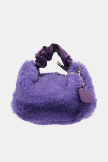 Wholesaler Tom & Eva - Mini Faux Fur Handbag