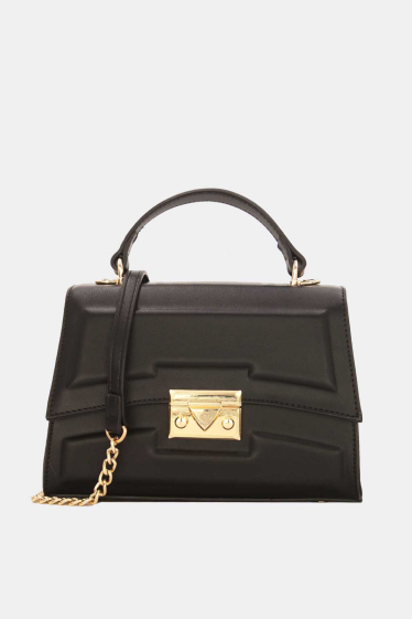 Wholesaler Tom & Eva - Mini Handbag with Metal Clasp