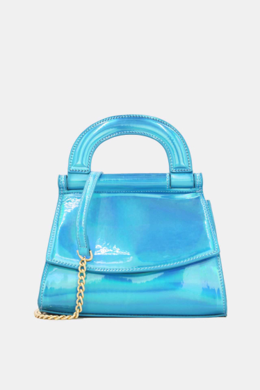 Großhändler Tom & Eva - Mini-Handtasche aus glänzendem Lackleder 23P-5681