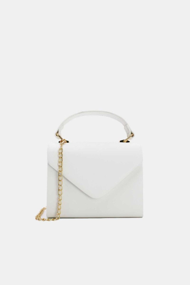 Wholesaler Tom & Eva - Mini Lambskin Leather Effect Messenger Bag with Removable Shoulder Strap