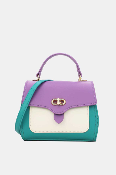 Wholesaler Tom & Eva - Small Tricolor Handbag