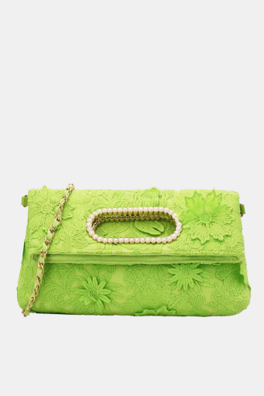 Wholesaler Tom & Eva - Transformable Floral Embroidery Pouch