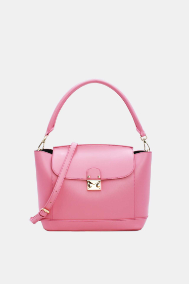 Wholesaler Tom & Eva - Minimalist Flap Handbag With Belt-6875